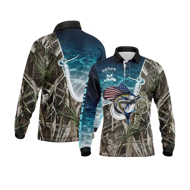 Sublimated मासेमारी शर्ट